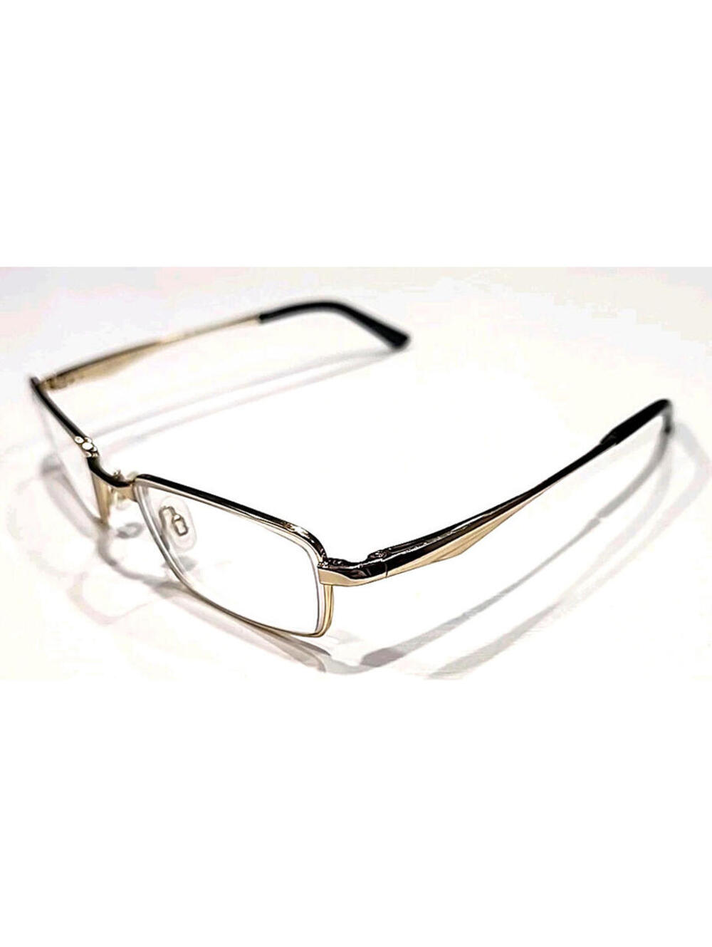 Randolph Muga Gold Metal Rectangle Unisex Eyeglasses 52-19 140 Japan